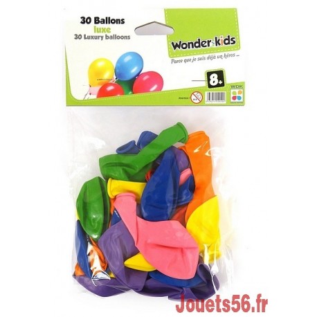 30 BALLONS LUXE ASST-jouets-sajou-56