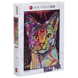 PUZZLE JOLLY PETS CHAT ABYSSIAN 2000 PIECES
