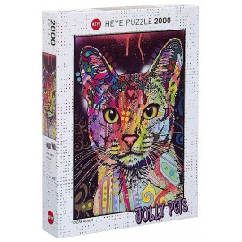 PUZZLE JOLLY PETS CHAT ABYSSIAN 2000 PIECES-LiloJouets-Morbihan-Bretagne