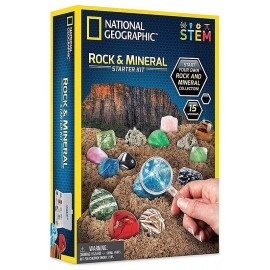 KIT DE DECOUVERTE PIERRES ET MINERAUX NATIONAL GEOGRAPHIC