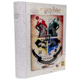 PUZZLE 4 MAISONS POUDLARD 300 PIECES IMAGE 3D LENTICULAIRE HARRY POTTER-LiloJouets-Morbihan-Bretagne