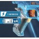 Fusil nerf motorise phoenix cs-6 elite 2.0 avec 12 flechettes mousse-lilojouets-morbihan-bretagne