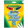 PACK 12 FEUTRES A DESSINER LAVABLES COULEURS VIVES-LiloJouets-Morbihan-Bretagne