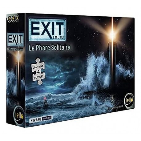 JEU EXIT PUZZLES LE PHARE SOLITAIRE 4X88 PIECES-LiloJouets-Morbihan-Bretagne