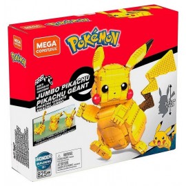 BRIQUES MEGA CONSTRUX PIKACHU GEANT POKEMON 825 PIECES