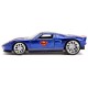 Vehicule ford gt bleu 2005 superman 1.32e metal -lilojouets-morbihan-bretagne