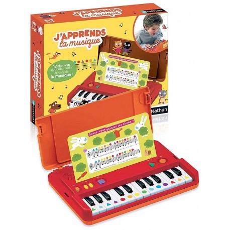 COFFRET PIANO J’APPRENDS LA MUSIQUE NATHAN-LiloJouets-Morbihan-Bretagne