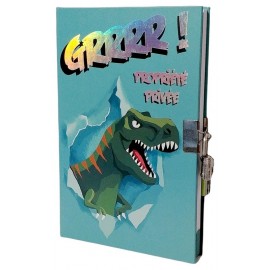 JOURNAL SECRET DINOSAURE PROPRIETE PRIVEE 18X12CM