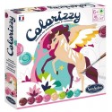 COLORIZZY LICORNES PEINTURE AUX NUMEROS - 2 TABLEAUX ET 12 COULEURS
