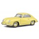 Vehicule porsche 356 pre-a- jaune 1953 1.18e metal-lilojouets-morbihan-bretagne