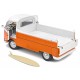 Vehicule volskwagen t1 pick-up orange 1950 1.18e metal-lilojouets-morbihan-bretagne