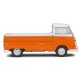 Vehicule volskwagen t1 pick-up orange 1950 1.18e metal-lilojouets-morbihan-bretagne