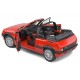 Vehicule peugeot 205 cti rouge cabriolet 1986 1.18e metal-lilojouets-morbihan-bretagne