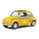 Vehicule fiat 500 taxi jaune new york 1965 1.18e metal-lilojouets-morbihan-bretagne