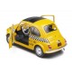 Vehicule fiat 500 taxi jaune new york 1965 1.18e metal-lilojouets-morbihan-bretagne