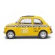 Vehicule fiat 500 taxi jaune new york 1965 1.18e metal-lilojouets-morbihan-bretagne