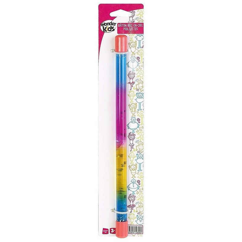 Barbe à papa - Led Stick - Bâtons - Couleurs arc-en-ciel - 28 cm