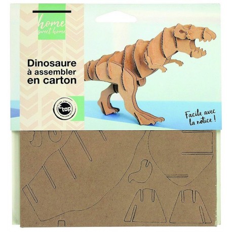 MAQUETTE DINOSAURE EN CARTON A ASSEMBLER 28X18X8CM-LiloJouets-Morbihan-Bretagne