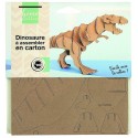 MAQUETTE DINOSAURE EN CARTON A ASSEMBLER 28X18X8CM
