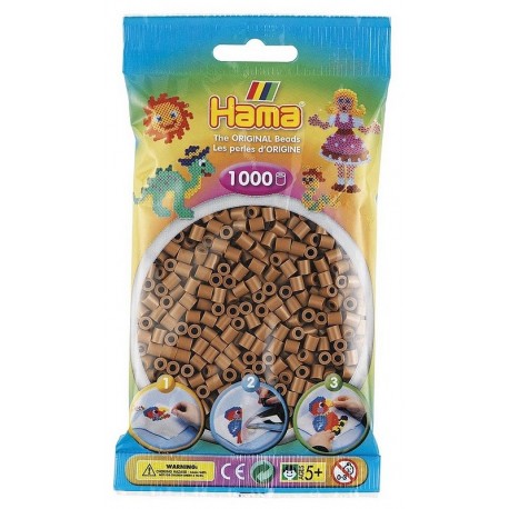 SACHET 1000 PERLES HAMA MARRON GLACE-LiloJouets-Morbihan-Bretagne