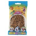 SACHET 1000 PERLES HAMA MARRON GLACE
