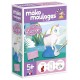 Mako moulages licorne 1 moule avec platre et peinture-lilojouets-morbihan-bretagne