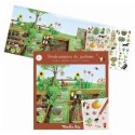 POCHETTE 130 DECALCOMANIES AVEC 2 DECORSLE - LE JARDIN DU MOULIN 
