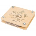 PRESSE A FLEURS EN BOIS LE JARDIN DU MOULIN