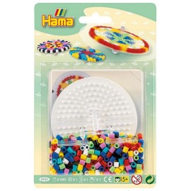 BLISTER KIT TOUPIE ET 350 PERLES HAMA MIDI-LiloJouets-Morbihan-Bretagne