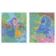 Coffret 2 tableaux dinosaures peinture au numero les ateliers du calme-lilojouets-morbihan-bretagne