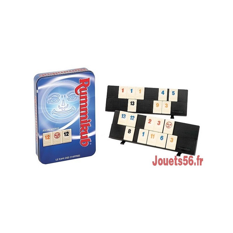 Jeu de société Rummikub en boîte métal