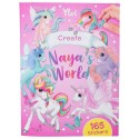 CARNET D'AUTOCOLLANTS LICORNE CREATE NAYA'S WORLD