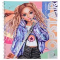 ALBUM A COLORIER CREATE YOUR POPSTAR TOPMODEL