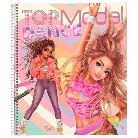 ALBUM A COLORIER DANCE TOPMODEL