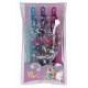 Pack 3 stylos tatouages gel paillete ylvi-lilojouets-morbihan-bretagne