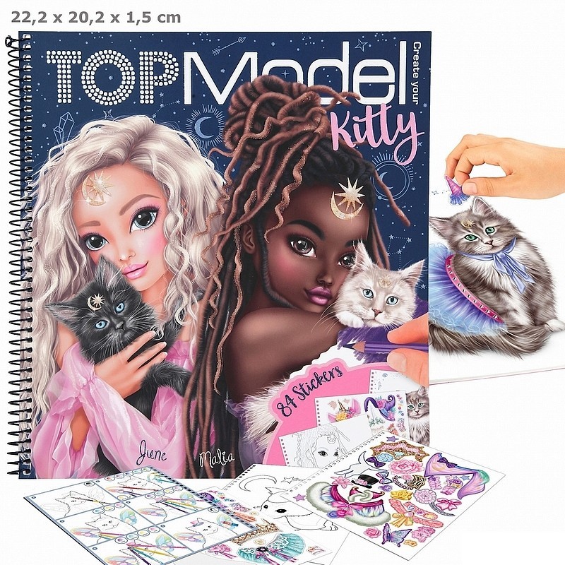 Top Model - Cahier de coloriage spécial