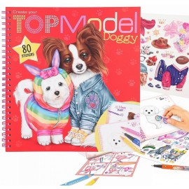 ALBUM A COLORIER DOGGY TOP MODEL 21X22CM