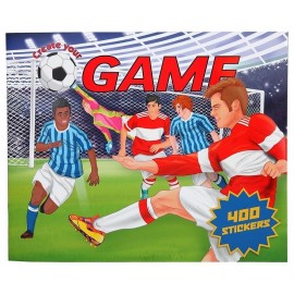 ALBUM A COLORIER CREATE FOOTBALL GAME 30X24CM 400 STICKERS