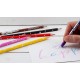 Pack 10 crayons de couleurs gomme topmodel-lilojouets-morbihan-bretagne