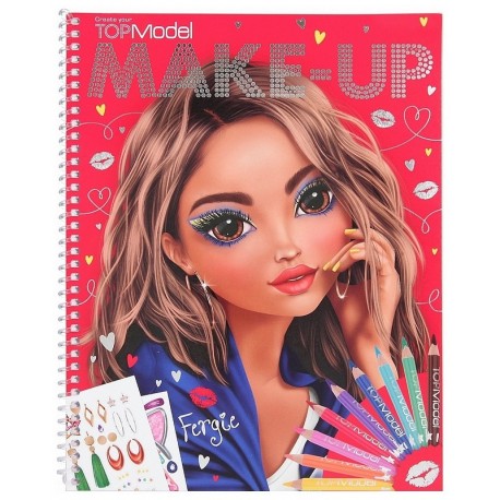 Album de coloriage Top Model Maquillage