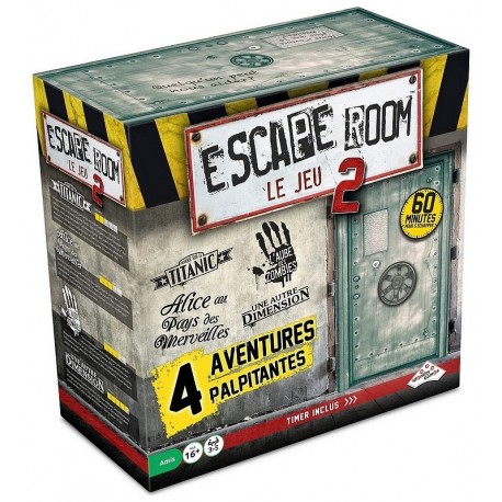 JEU ESCAPE ROOM 2 AVEC 4 AVENTURES-LiloJouets-Morbihan-Bretagne