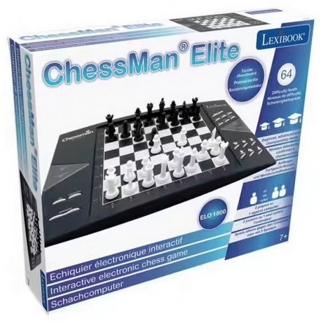 JEU D'ECHECS ELECTRONIQUE CHESSMAN ELITE-LiloJouets-Morbihan-Bretagne