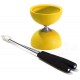 Diabolo jaune avec baguettes alu acrobat 105-lilojouets-morbihan-bretagne