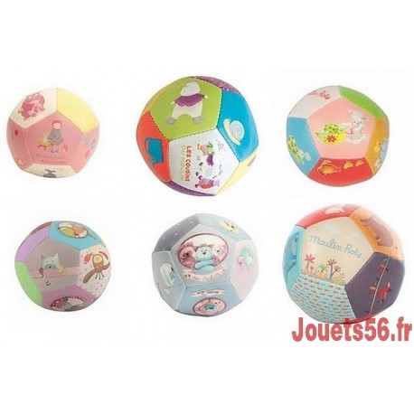 Ballons souples 10 cm Assortiment-jouets-sajou-56