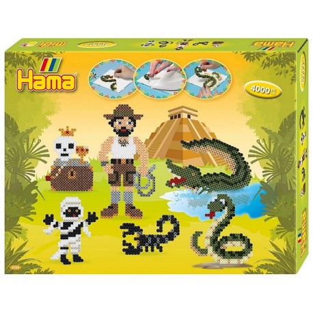 COFFRET L'AVENTURIER 4000 PERLES HAMA MIDI  -LiloJouets-Morbihan-Bretagne