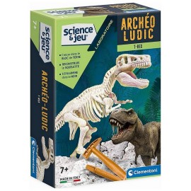 ARCHEO LUDIC T-REX SQUELETTE DINOSAURE PHOSPHORESCENT-LiloJouets-Morbihan-Bretagne