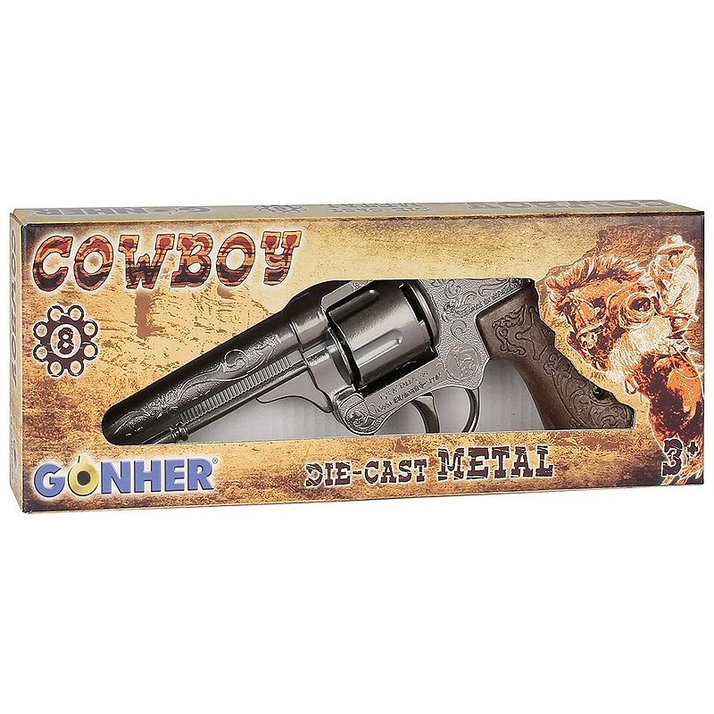 Revolver cowboy metal 8 coups a amorces 