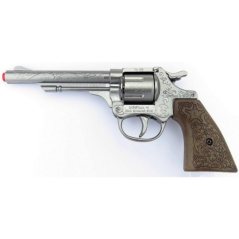 Colt Police Pistolet à amorces - 8 Coups Chromé