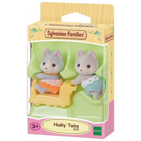 JUMEAUX HUSKY SYLVANIAN FAMILIES-LiloJouets-Morbihan-Bretagne