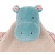 Doudou attache tetine hippopotame les papoum-jouets-sajou-56